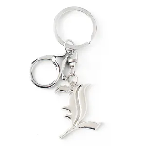 Yagami Light L Keychain L-shaped Alloy Cosplay Keyring Accessories