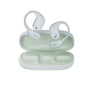 YINPAGE Open IPX5 Waterproof Sport Headphone with Charging Case for Outdoor Activities Wireless Sport Earbuds in Mint Green