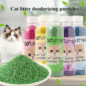 Activated Carbon Cat Litter Deodorizer Beads, Litter Pellets, Control Odors, Dust-Free, Non-Sticky, Perfect Pet Supplies, Ideal for Dogs and Cats