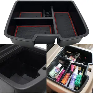 Center Console Organizer Tray Compatible with 2007-2014  Sierra Chevy Silverado Tahoe Yukon Suburban - Accessories Replaces 19166288