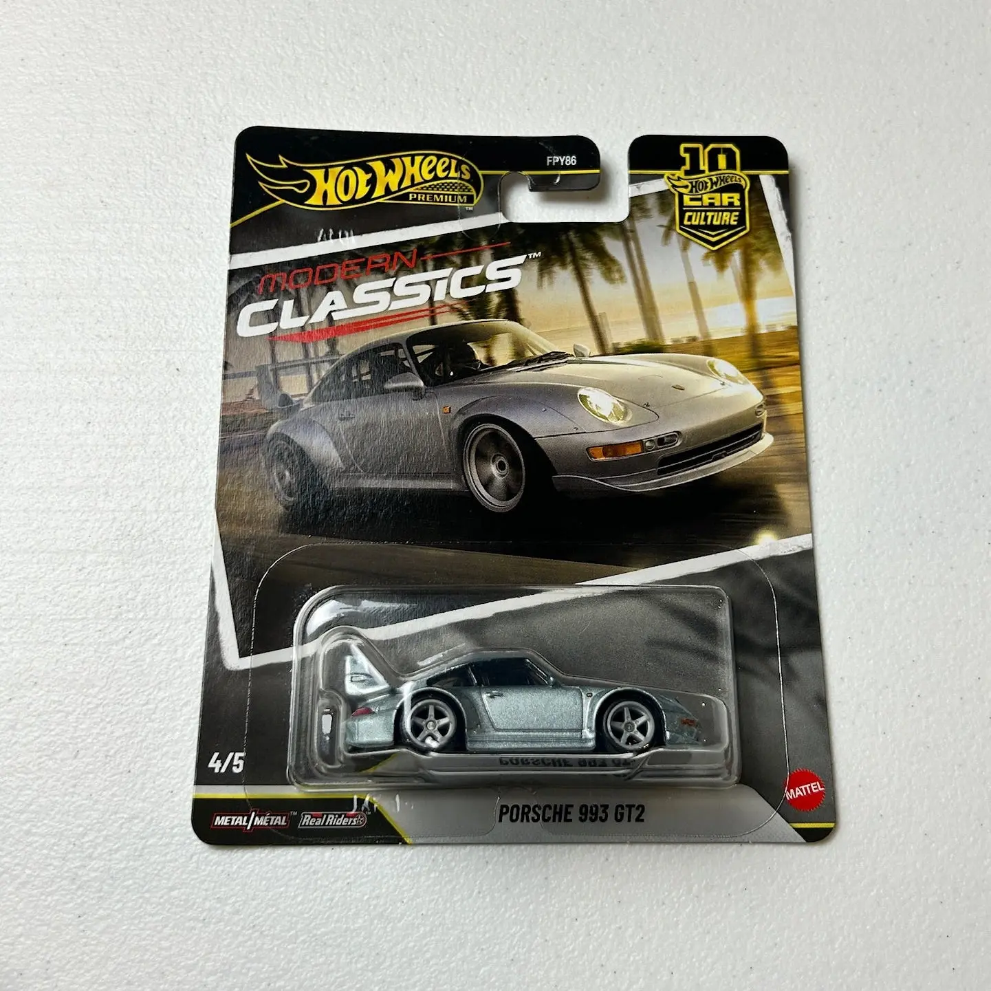Hot Wheels 1:64 2026 Car Culture Modern Classics - Porsche 993 GT2