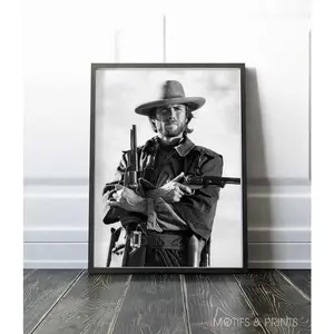 Clint Eastwood Print | The outlaw Josey Wales 1975 | Poster