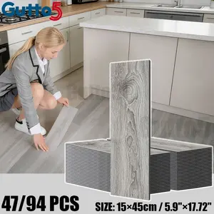 Luxury Retro Wood Grain Self-Adhesive Wallpaper, Peel and Stick, 47/94 Sheets, Removable, Waterproof, Durable, DIY Projects, Office, Cafe, Bar