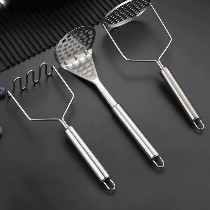 Stainless Steel Potato Masher, Effortless Food Prep Tool, Durable Kitchen Gadget, Easy-To-Use Design, Perfect for Home Cooking, Fruit Tool, Vegetable Fruit Utensils
