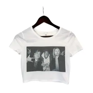 Chris Farley Tupac and Kurt Cobain Crop Top, OG Crop Top, Retro Vintage Crop Top, Boho Stylish Tops, Summer Tops, Movie Fan Gift