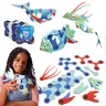 24pc Clixo Marine Marvels Pack Magnetic Building Toy Fish