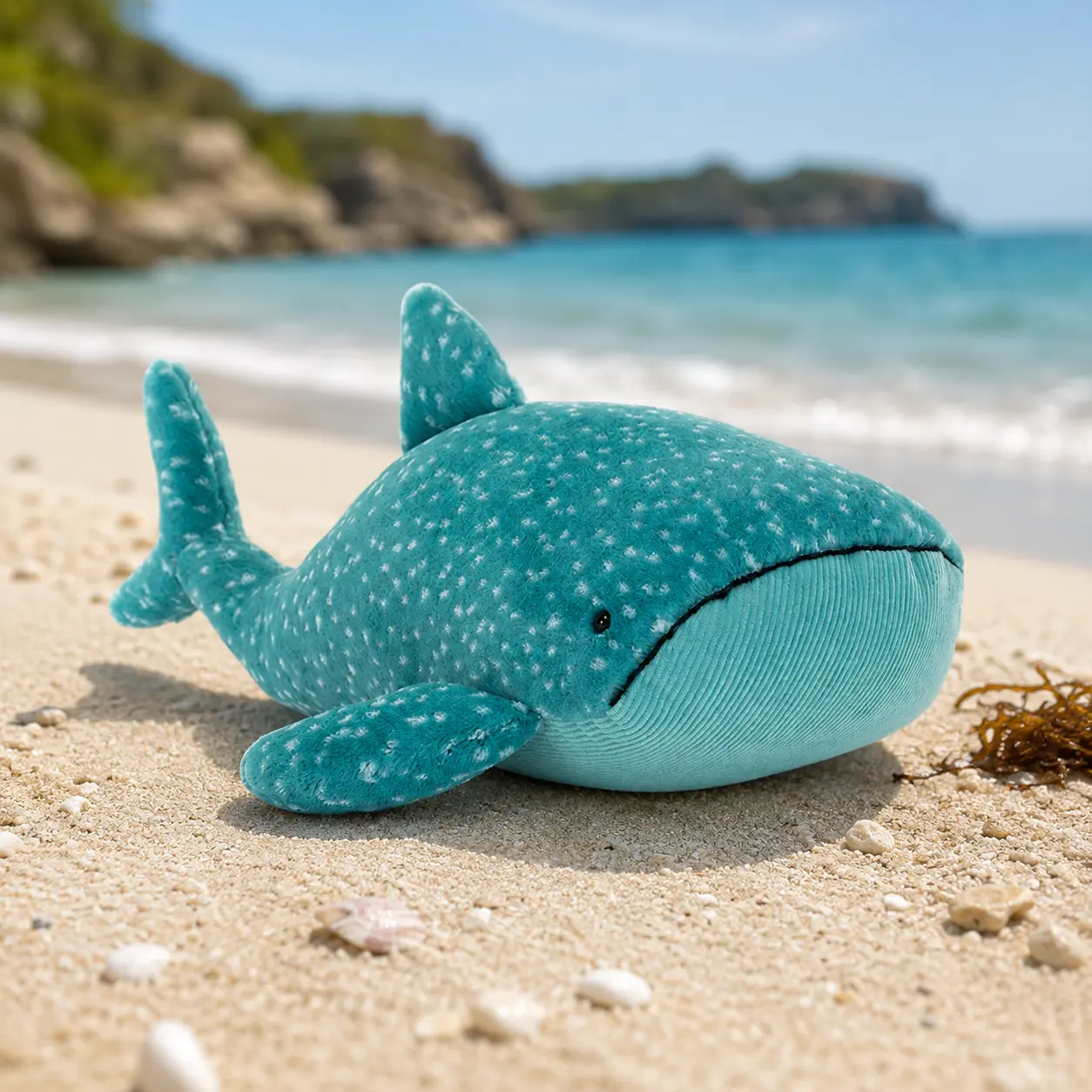 Jellycat Cute Whale Shark Plush Toy – Soft Blue Spotted Stuffed Sea Animal, Cuddly Gift for Kids, Teens and Ocean Lovers