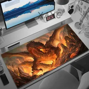 Dungeons & Dragons DND Gaming Mouse Pad 80×30cm, Non-Slip Rubber Desk Mat, Keyboard Pad for PC Computer Office & Gaming