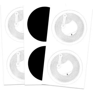 15 count NTAG215 NFC Stickers, NFC Tags NFC Stickers Blank Round Tags Programmable NFC Tag 504 Bytes Memory 13.56MHz RFID Tag for  NFC-Enabled Devices and Smartphones(25 mm/ 1 Inch)