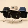 Unisex Back Neck Flap UV-Resistant Cooling Fisherman Cap - Beach Sun Hat, Bucket Hat, Parent-Child Sports & Outdoor Accessory for Camping, Easy to Pair with Casual Outfits (Adults & Children)