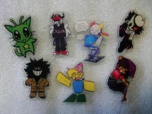 Roblox Regretevator Acrylic Charms Keychain