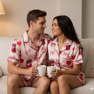 Coquette Dr Pepper Satin Pajamas Set, Dr Pepper Soda Lover Pajamas, Diet Drink Pajamas, Coquette Diet Dr Pepper Sleepwear, Women Pajamas Set