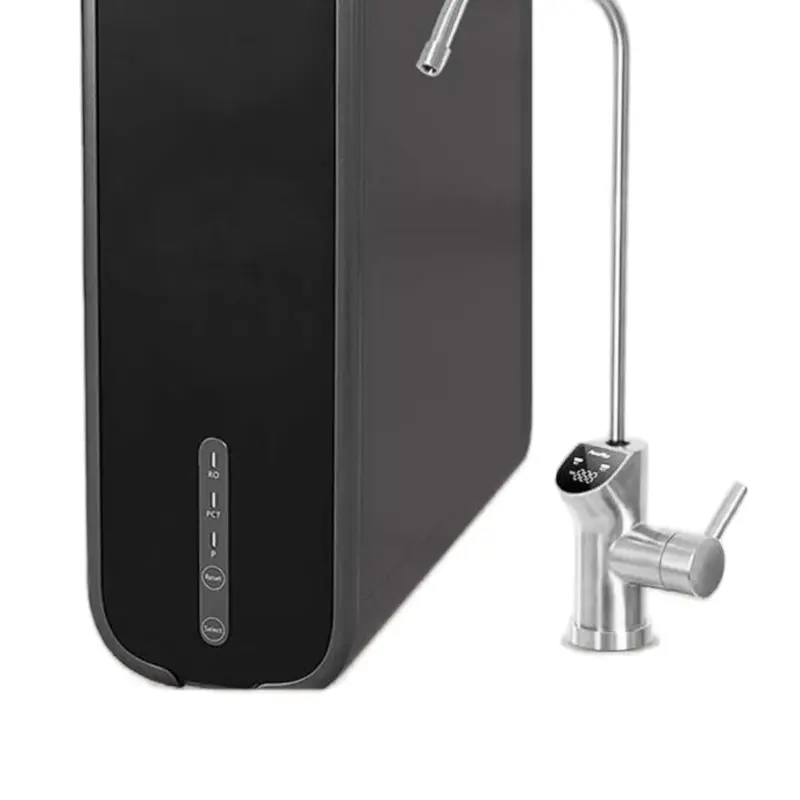 800 GPD Tankless R.O System with Smart Digital Display and Included Faucet for Efficient Water Filtration