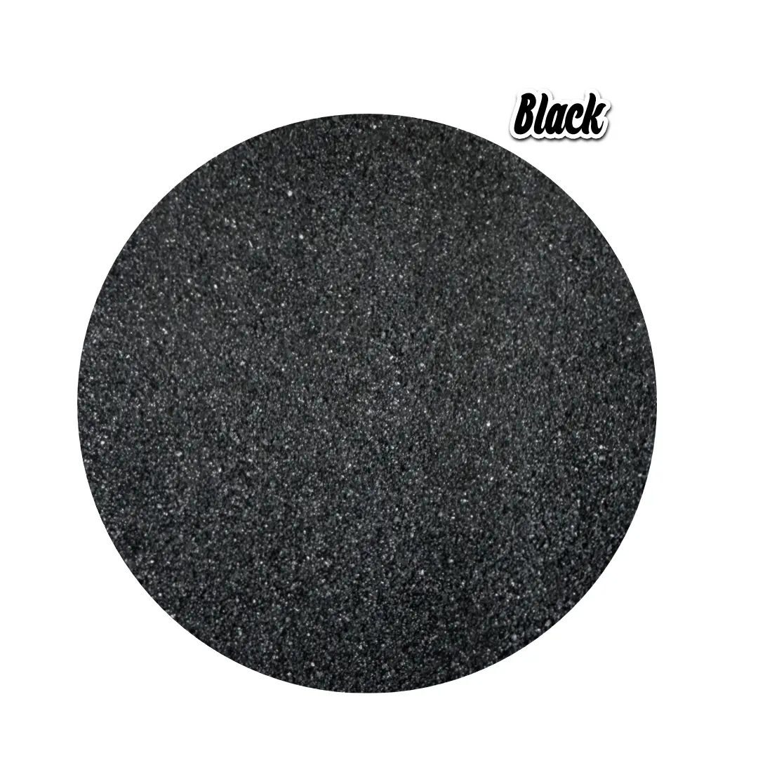 CalCastle Craft Black & White Color Sand  2.2 lbs Bulk Bags Flame Retardant Sand Beach Decor