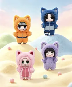 EAKI Naruto Kitten Land Plush Blind Box – Reveal the Secret Cat Design of Your Favorite Shinobi! Each Soft Plush Brings You One Step Closer to a Full Konoha Cat Squad. The Must-Have Summer Surprise for Serious Anime Collectors