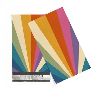 Retro Rainbow Polymailers 6x9 - 100 pack Retro Rainbow Polymailers 6x9 - 100 pack