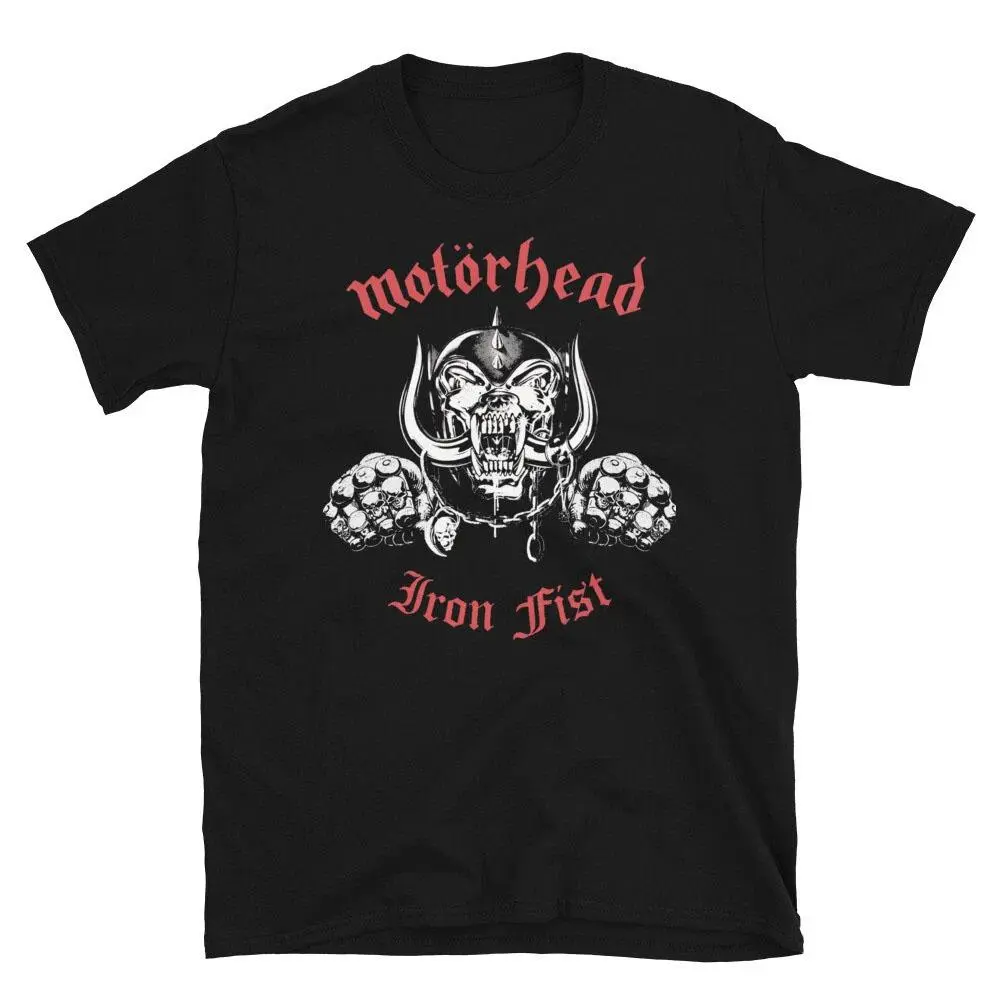 MOTORHEAD - IRON FIST Short-Sleeve T-Shirt 80s Rock Metal Classic