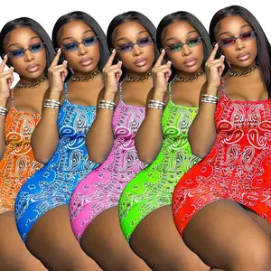 Luxury Bandana Mini Cami Dress