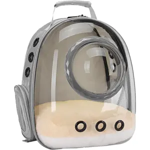 Bubble Cat Carrier Backpack, Transparent Pet Carrier Backpack for Small Puppy and Bunny, Space Capsule Bubble Cat Backpack Carrier, Airline Approved