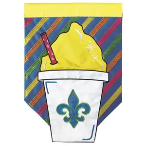 Dicksons M001109 29 x 42 in. Flag Double Applique Snoball Fld Shaped Polyester - Large