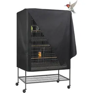 Colourtree Bird Cage Cover, Heavy Duty & Waterproof, Fade-Resistant, Universal Pet Cage Cover for Night for Cats, Mink, Totoro, Parakeet, Parrot and Small Animals