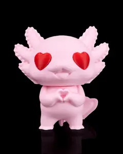 Heartfelt Axolotl Keychain