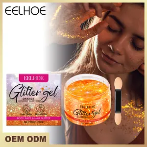 EELHOE Glitter Gel - Glitter Glaze for Makeup Enhancements - Body, Face & Hair Use - Net Weight 50g