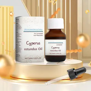 Cyperus Rotundus Oil, Premium Botanical Oils, Natural Body Essential Oil for Reducing Body Hair, Body Care Oil for Women & Men Daily Use, Christmas Gift