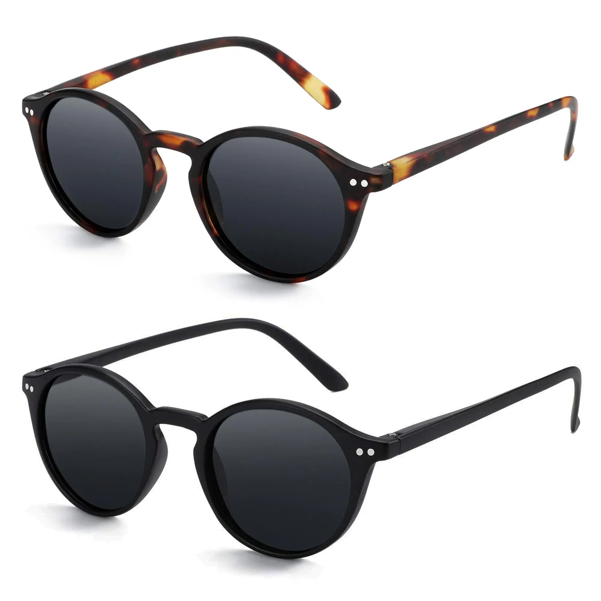 C1 2 Pack (Round Black & Round Tortoise)