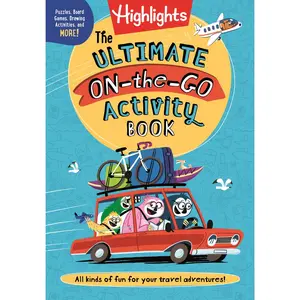 USED-The Ultimate On-The-Go Activity Book: Travel Games and Activities Book for Kids, Packed with Road Trip Fun, Travel Games for Kids and Screen-Free Car (Paperback)