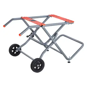 350 lbs Capacity Portable Table Saw Stand - Rolling & Foldable with Wheels