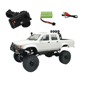 1/16 Scale 4x4 RC Rock Crawler, Off Road Remote Control RC Truck, All Terrain RTR RC Pickup with 260 Motor, Upgraded Chassis, Proportional 2.4GHz Control, Hobby Remote Control Vehicle for Boys and Girls Toys