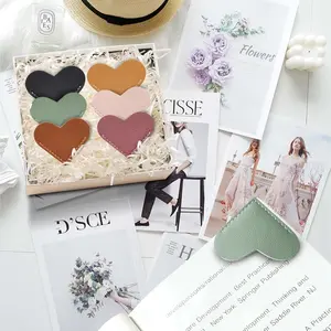 Leather Heart Bookmarks Set of 6, Cute Corner Page Markers, Ideal for Teachers Students Reading Enthusiasts School Office Home Use