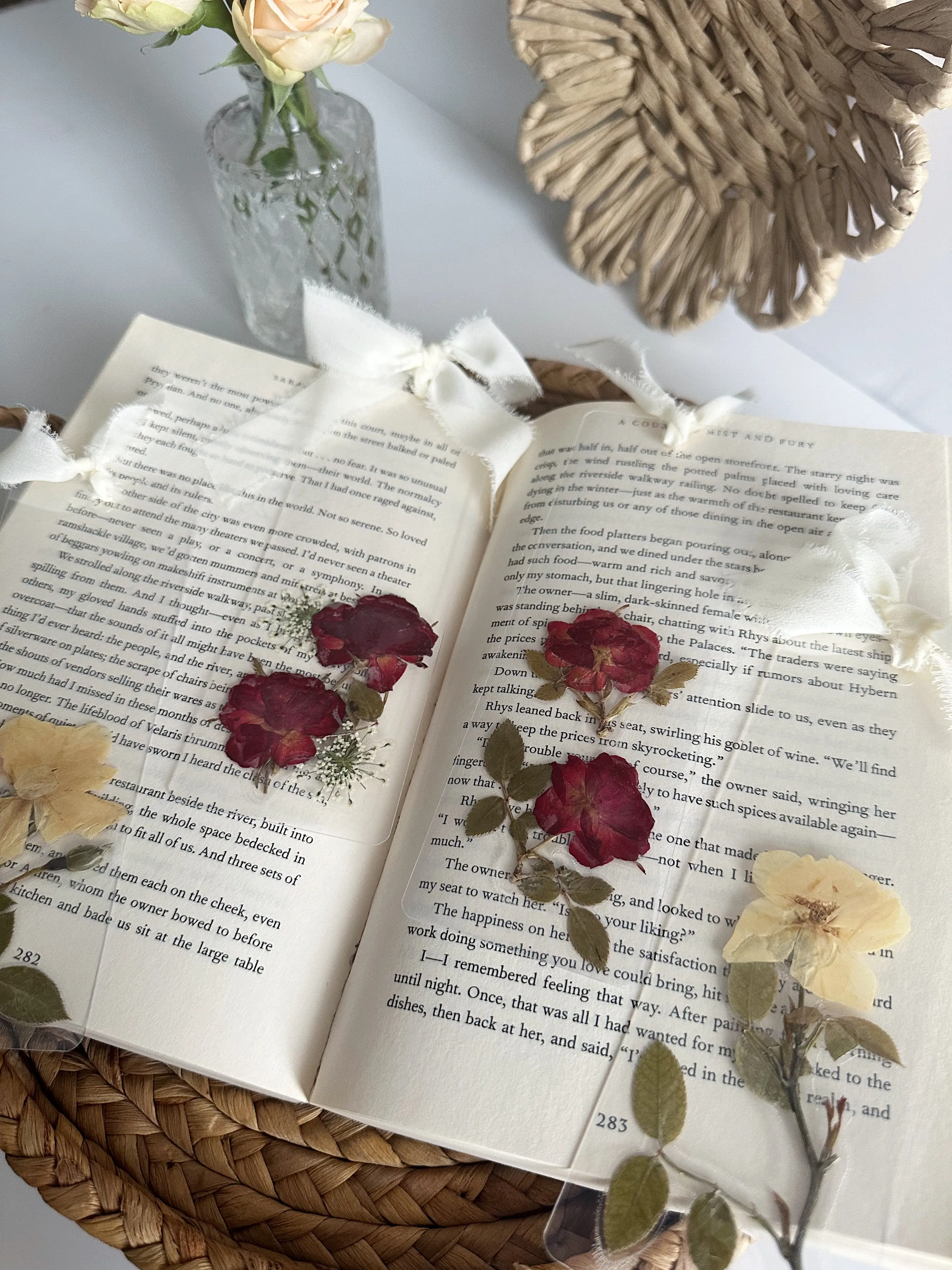 rose garden bookmark rose garden bookmark