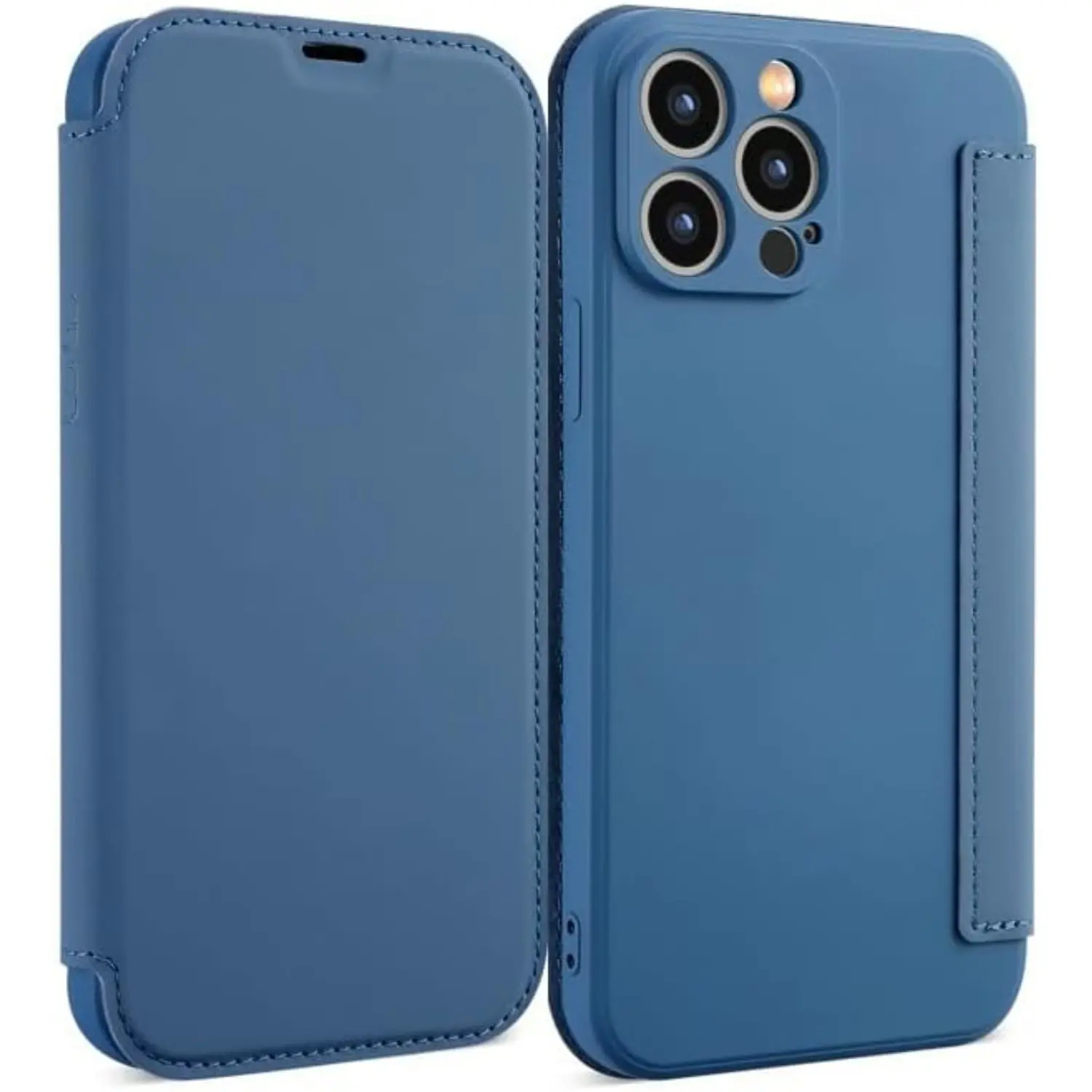 Phone Case - Protective, Shockproof Set of 3 Items Including a Phone Cover And Two Transparent Screen Protectors, Designed for Smartphones Such As 16, 15, 14, 13, 12, 11 Pro Max, XS Max, And XR. This Liquid Case Features a Card Slot And a Stand
