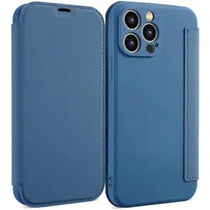 Phone Case - Protective Set of 3 Items Including a Phone Cover And Two Transparent Screen Protectors, Designed for Various Smartphones Such As 16, 15, 14, 13, 12, 11 Pro Max, 7, 8, XS Max, And XR. This Liquid Case Features a Card Slot And a Stand