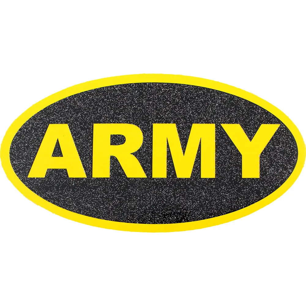 Army Themed Glitter Ink Stickers - 2.25x4.25in Military Theme Embellishments with Sparkly Finish for DIY Scrapbooking & Stamping Projects