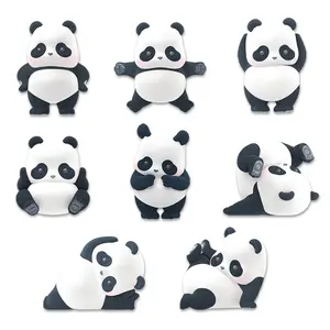 52TOYS Panda Roll Daily Series 2 Candybox Random Cute Popular Collectible Flocking Panda Figures Toys, Creative Panda Gift for Boy Girl Christmas Birthday Party Holiday