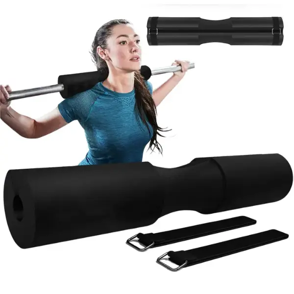 Squat Pad - Foam Barbell Pad for Squats Cushion, Lunges and Bar Padding for Hip Thrusts - Standard Olympic Weight Bar Pad - Provides Cushion to Neck and Shoulders While Training Workout Equipment Exercise Equipment