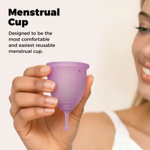 Reusable Menstrual Cup - The Most Reliable Medical-Grade Silicone Period Cup Reusable Menstrual Cup - The Most Reliable Medical-Grade Silicone Period Cup