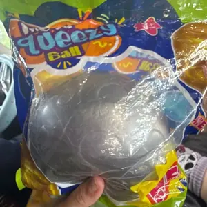 Giant squishy moon crater water texture stress relief toy colors vary