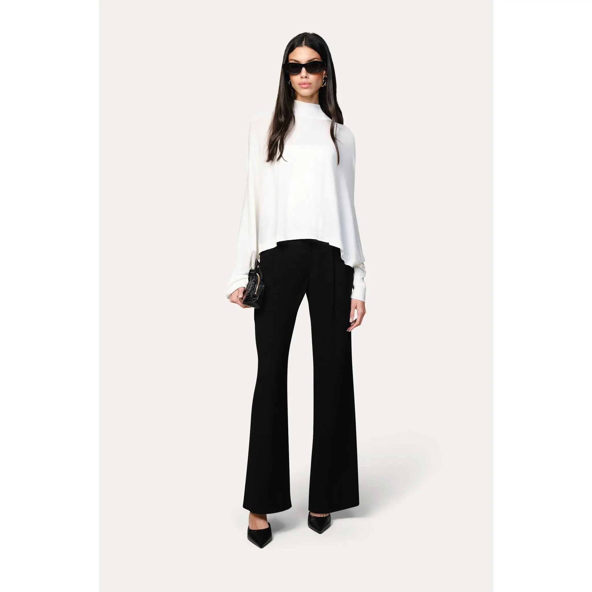Overlay Two Piece Tube Top Sweater