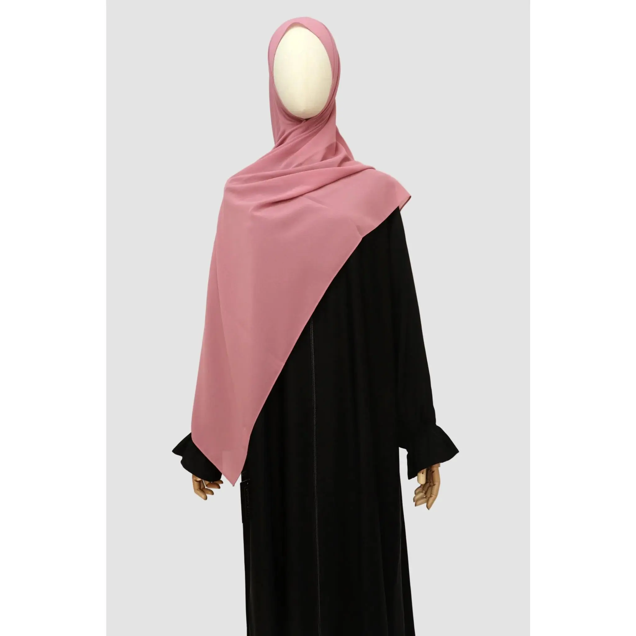Premium Chiffon Hijab Standard Size - Dusty Pink