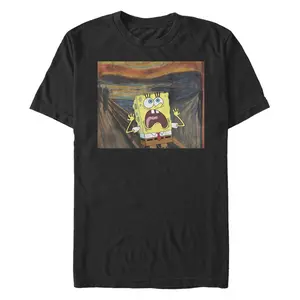 Men's SpongeBob SquarePants Screaming SpongeBob T-Shirt