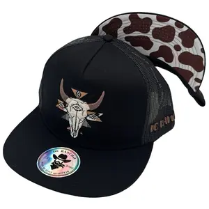 De Rancho Skull Hat (Black) DR120