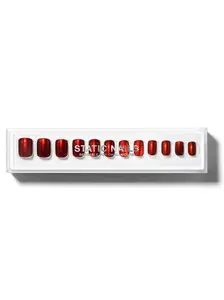 Static Nails Reusable Pop-On Manicures - To Me, From Me Square- The Better, Long-Lasting Alternative to Salon Gels, Dips, Acrylics, and Press-On Nails