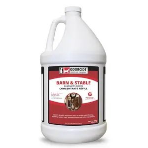 Odorcide Barn & Stable Odor Eliminator 1 Gallon Non-Enzymatic Formula for Cattle & Horse Supplies Easy to Use for Odor Removal (64 oz)