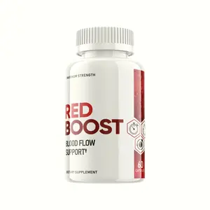 Red Boost-Red Boost Blood Flow Support Pills-Red Boost for Men - 60 Capsules Healthcare Supplement Vitamin Dietary Fitness Healthy Natural
