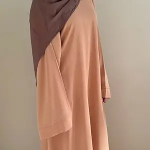 Women’s Wide Sleeve Solid Abaya with Pockets For Casual Wear  - Womenswear