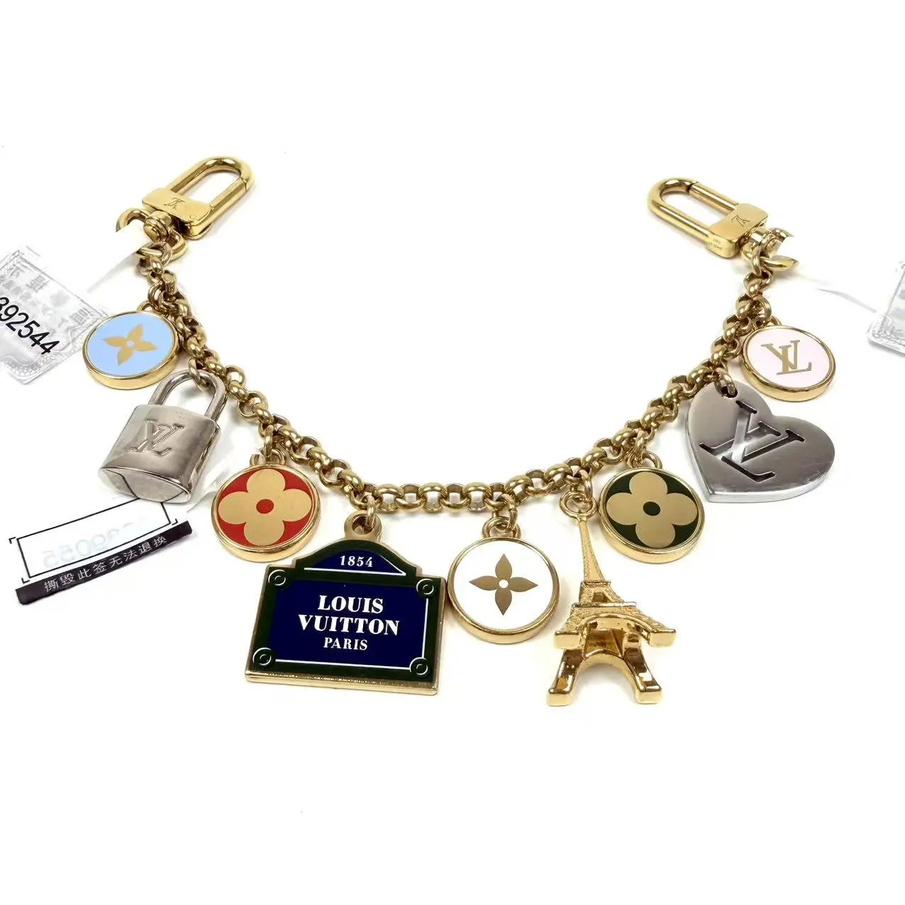 Pre-owned Louis Vuitton metals Bag accessories LV Elegant Handbag Charm, Pre Loved Bag Accessory for Luggage & Bags